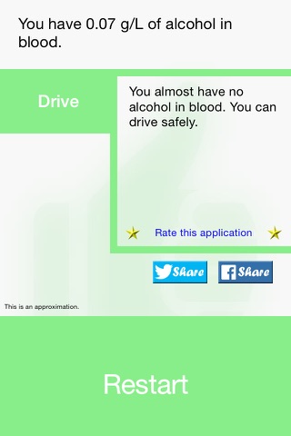 Breathalyzer calculation screenshot 4