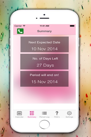 Period Tracker Lite - Monthly Cycles Menstrual Calendar & Ovulation Fertility Diary screenshot 2