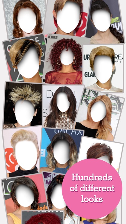 FACEinHOLE® Hairstyles for Women - Hair styler with cute haircuts for girls