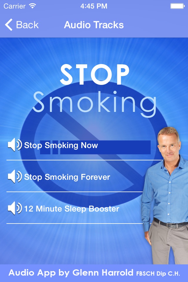 Stop Smoking Forever - Hypnosis by Glenn Harrold screenshot 2
