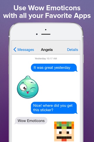 Wow Emoticons - Best new and Amazing Emoji & stickers, works with all popular messaging/chat apps screenshot 4