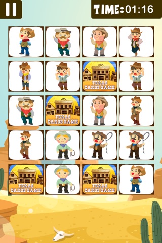 Cowboy Matching Games screenshot 3