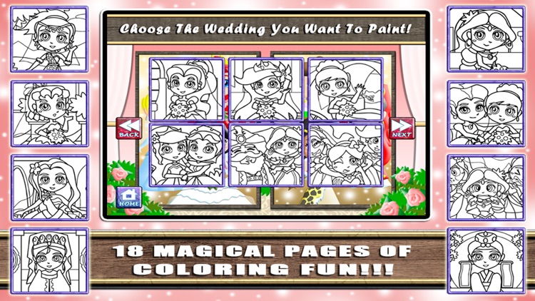 Princess Wedding Dress Coloring - Magical Makeover Book