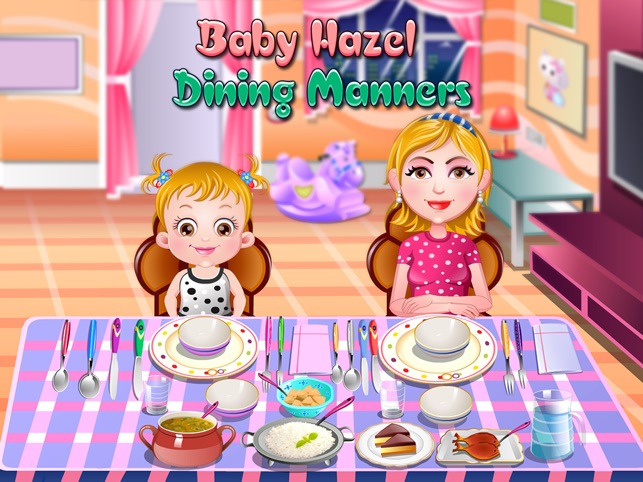 Baby Hazel Dining Manners