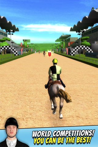 Horse Trail Riding Free - 3D Horseracing Jumping Simulation Game screenshot 4