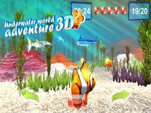 Подводный мир приключений 3D на iPad