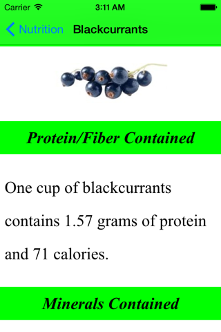 Nutrition Fact screenshot 2