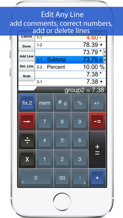 Adding Machine: 10 Key Calc Screenshot 2