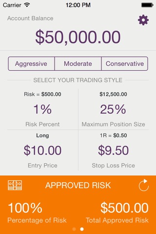 Trade Size - Position Sizing Calculator for Stocks screenshot 4