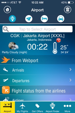 Jakarta Airport (CGK) + Radar screenshot 2