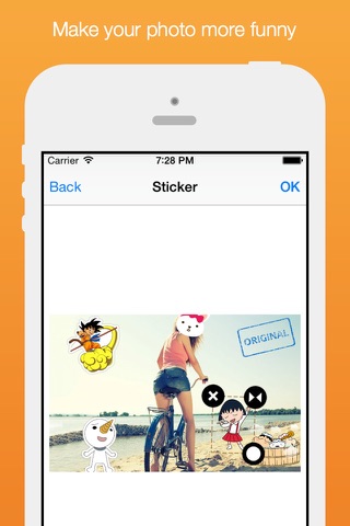 Sticker Camera － photo editor with free stickers and emoticons screenshot 3