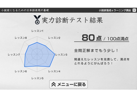 表現の基礎実力診断テスト　小説家になるための日本語表現の基礎 screenshot 3