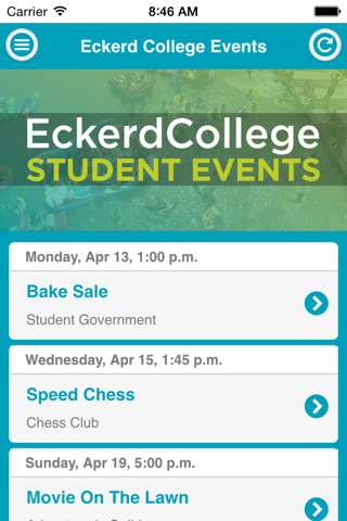 Eckerd College Events screenshot 2
