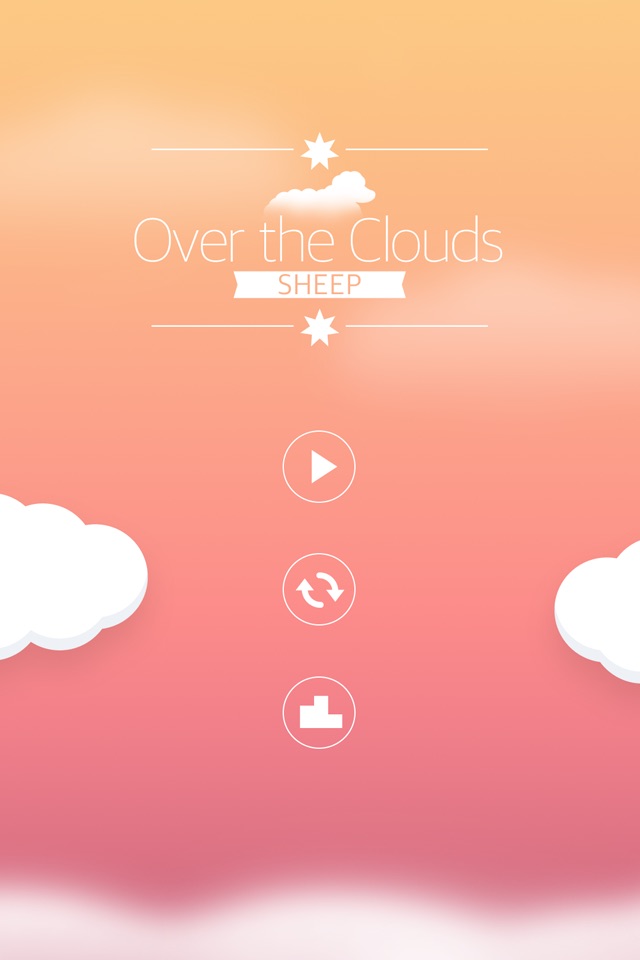 Over the Clouds : Sheep Free ( Sleepy & Healing game ) screenshot 4