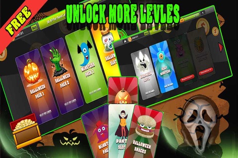 Free Spin Slot Machine - Casino Halloween Monster Packs screenshot 3