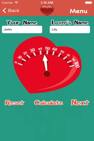 Love meter Calculator Compatibility screenshot 2