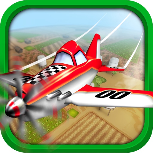 Plane Heroes - Best Free Flight Game with Easy Control and Cartoonish 3D Graphics iOS App