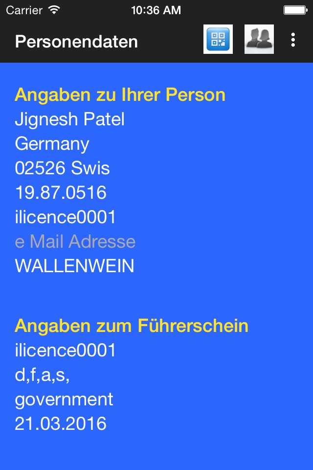 E-FCON - Elektronische Führerscheinkontrolle screenshot 2