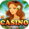 A Slots of Beach Paradise Vacation 777 (Lucky Tiki Torch Casino) - Fun Slot Machine Games Free