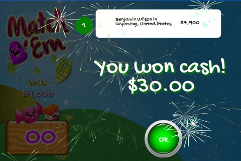 Dollar Candy: Win real money matching tiles in 60 second puzzle contests screenshot 3