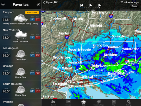 Screenshot #6 pour NOAA Weather and Radar for iPad