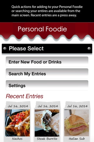 Personal Foodie screenshot 2