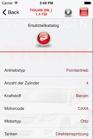 AutoParts  VW Tiguan screenshot 4