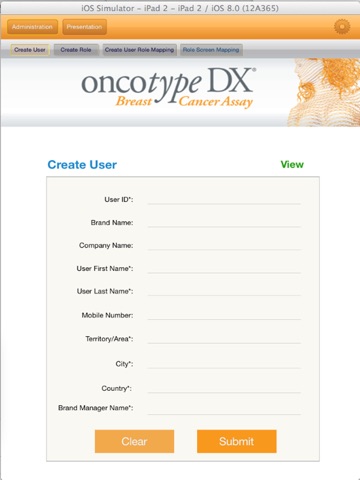 Oncotype screenshot 2
