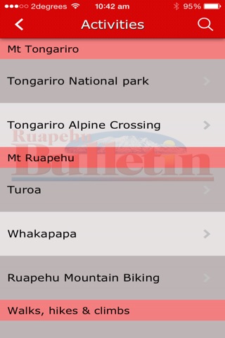 Ruapehu Bulletin screenshot 3