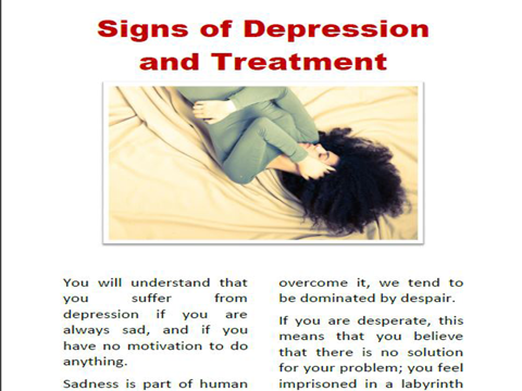 Signs Of Depression Magazine screenshot 3