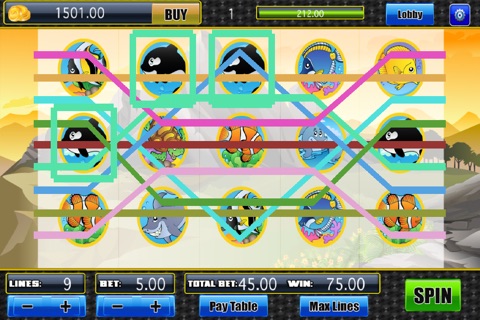 777 Slot Machines With Huge Fish - Play Lucky Win Casino Fun Slots Games Pro screenshot 3