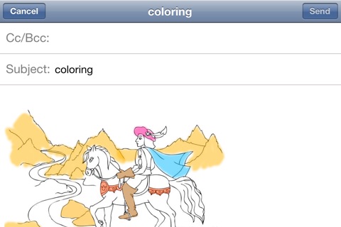 Snow White and the Seven Dwarfs. Coloring book for children screenshot 4