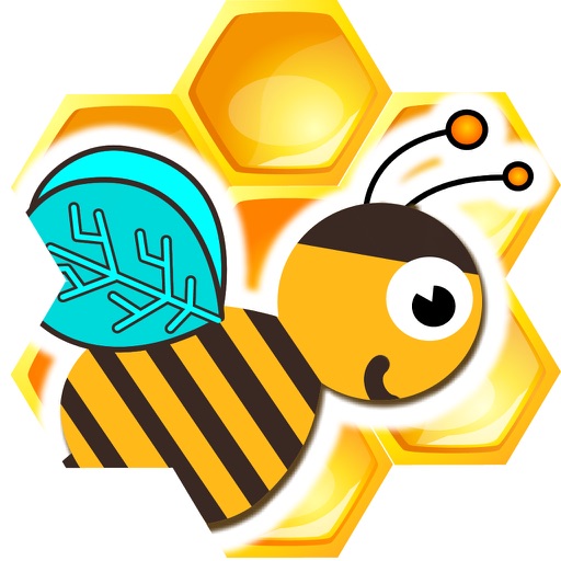 Bee Collects Honey Icon