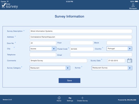 EasySurvey screenshot 2