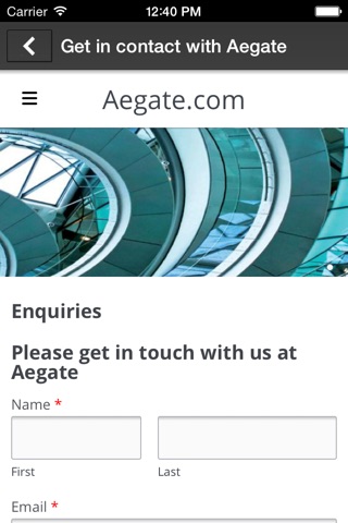 Aegate Info screenshot 4