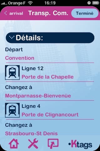 Kapten Amérique du nord GPS multitransport screenshot 3