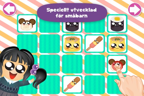 Play with Sakura Chan - Free Chibi Memo Game for preschoolers screenshot 4