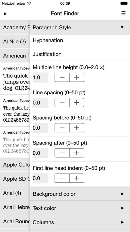 Font­ Finder screenshot-3