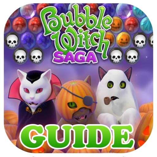 Guide for Bubble Witch Saga - All New Levels, Walkthroughs,Tips icon