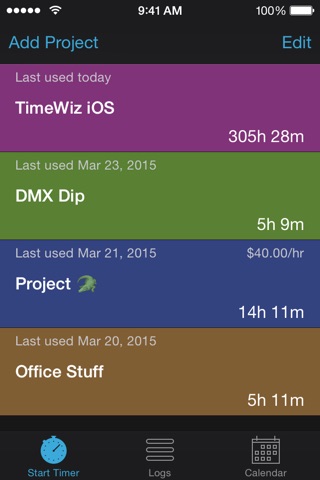 TimeWiz - Time tracking for Individuals and Businesses screenshot 2