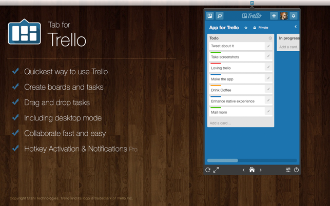 Tab for Trello