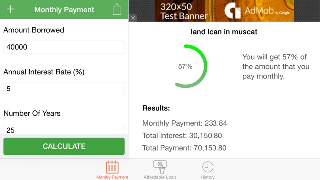 Loans Calculator and Manager