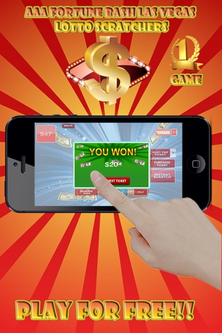 AAA Fortune Bash Las Vegas Lotto Scratchers screenshot 4