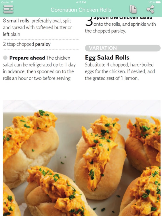 Easy Cooking - Starters & Light Bites Recipes for iPad screenshot-3