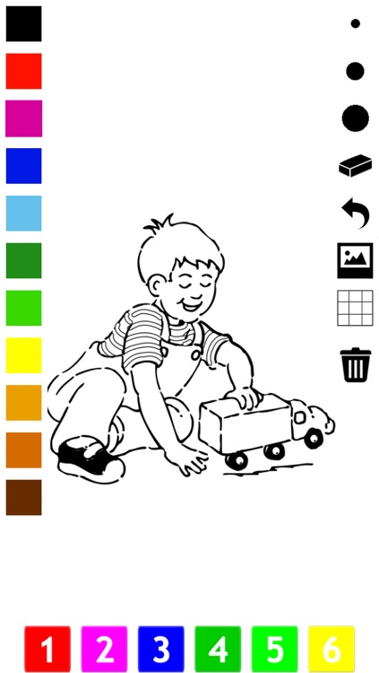 A Coloring Book of Toys for Children: Learn to color your kindergarten toy screenshot-3