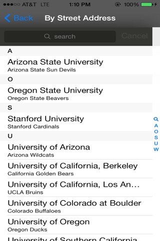 Pac-12 Alumni Conference College University screenshot 3