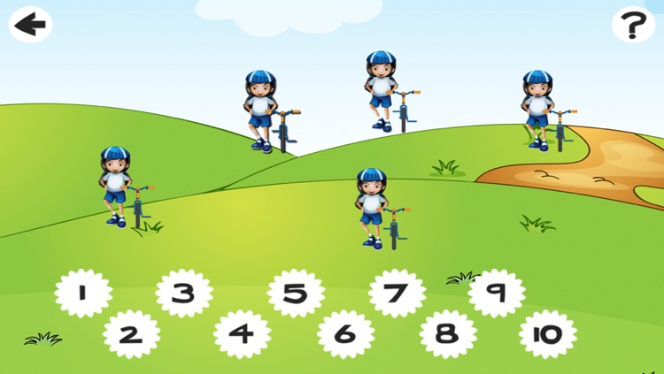 123 Bike Count-ing & Learn-ing Number-s To Ten! Great Kid-s Games