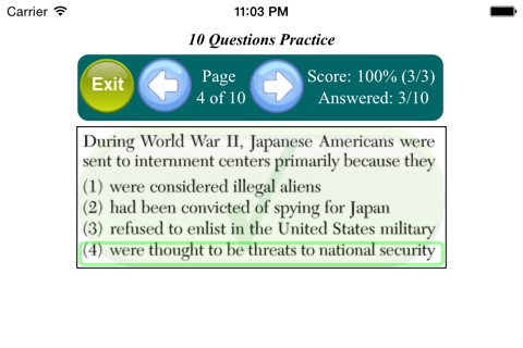 1000 U.S. History Questions screenshot 3