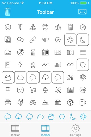 TabBar and Toolbar Icon Set screenshot 2