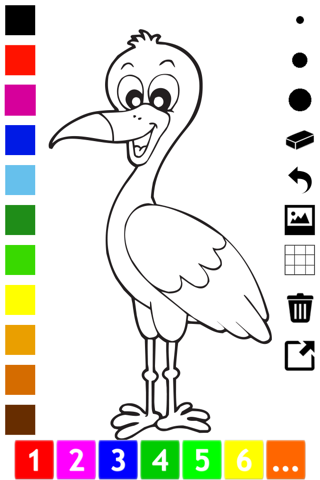 A Bird Coloring Book for Kids: Learn to Draw and Color Birds for Pre-School screenshot 4